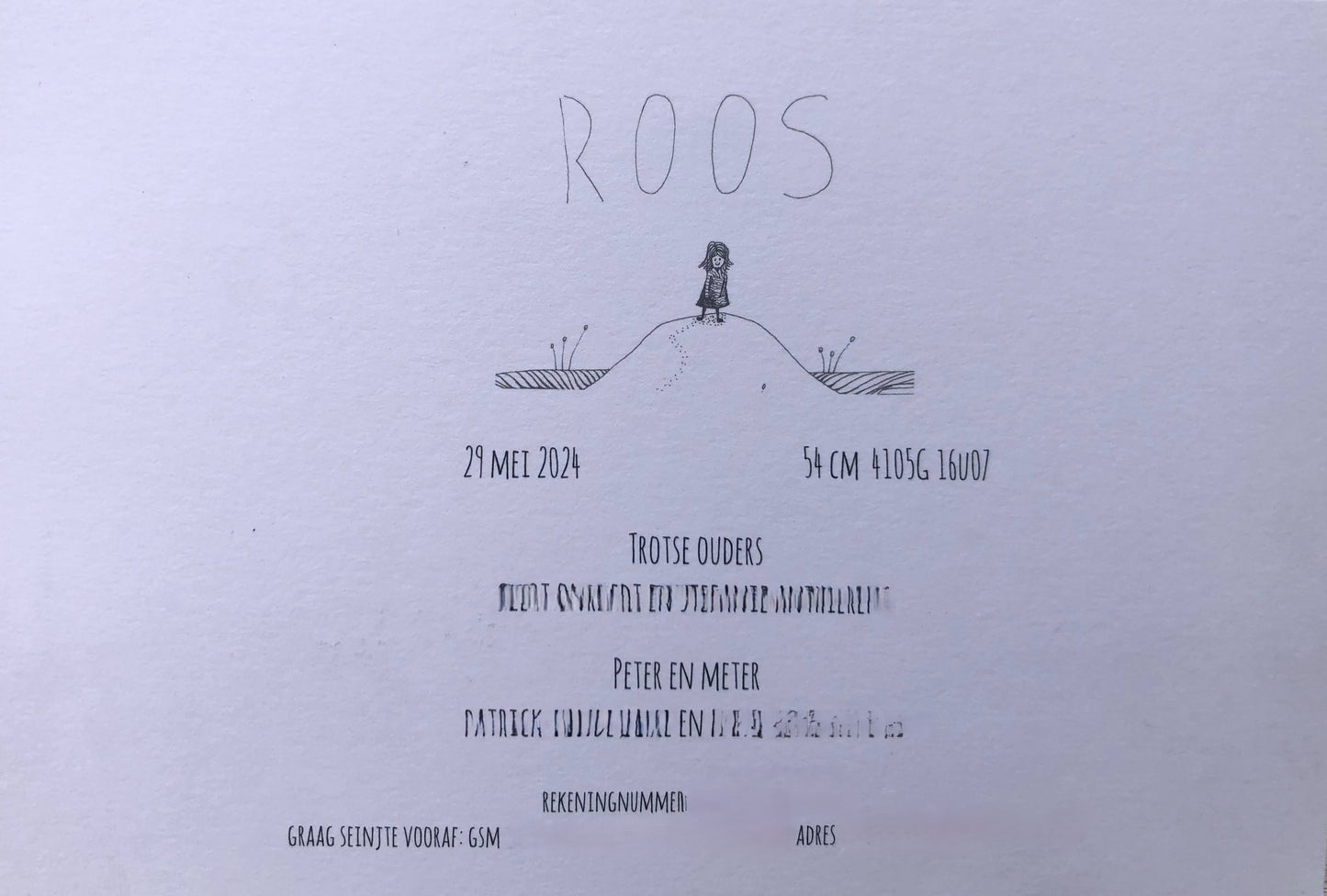 BIRTH ANNOUNCEMENT